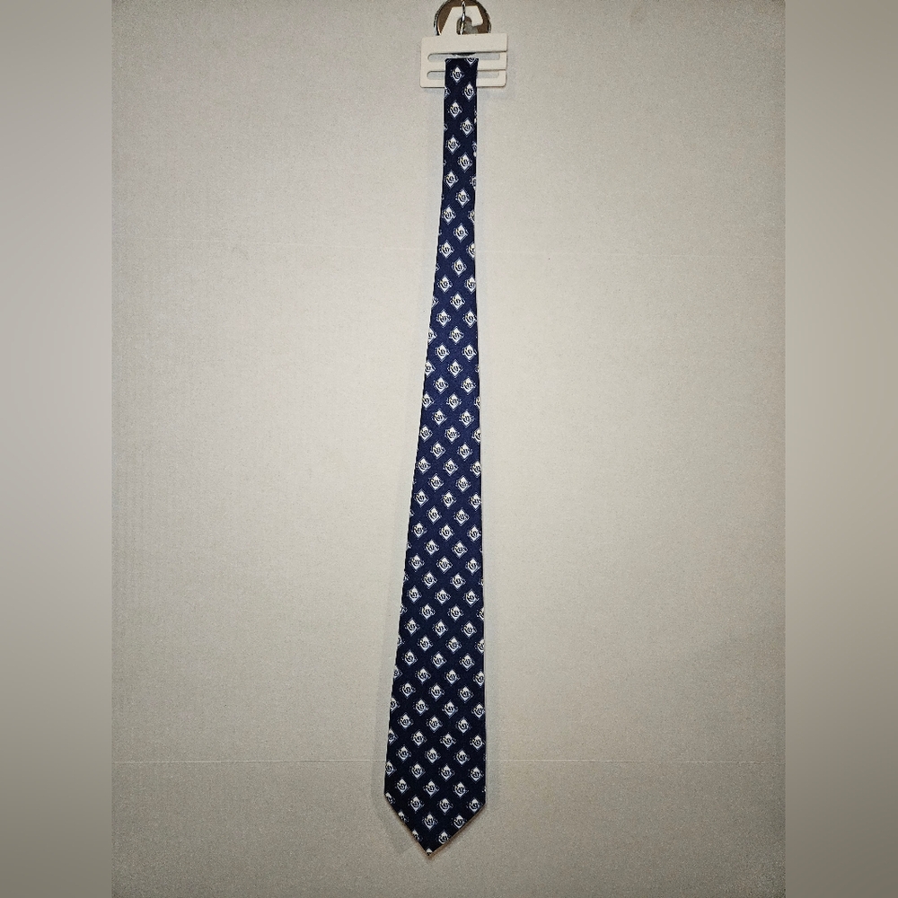 MLB Blue and White Polka Dot Tie Accessories